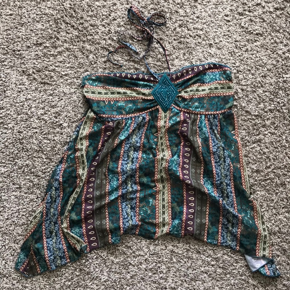 Strapless/halter top from Lane Bryant